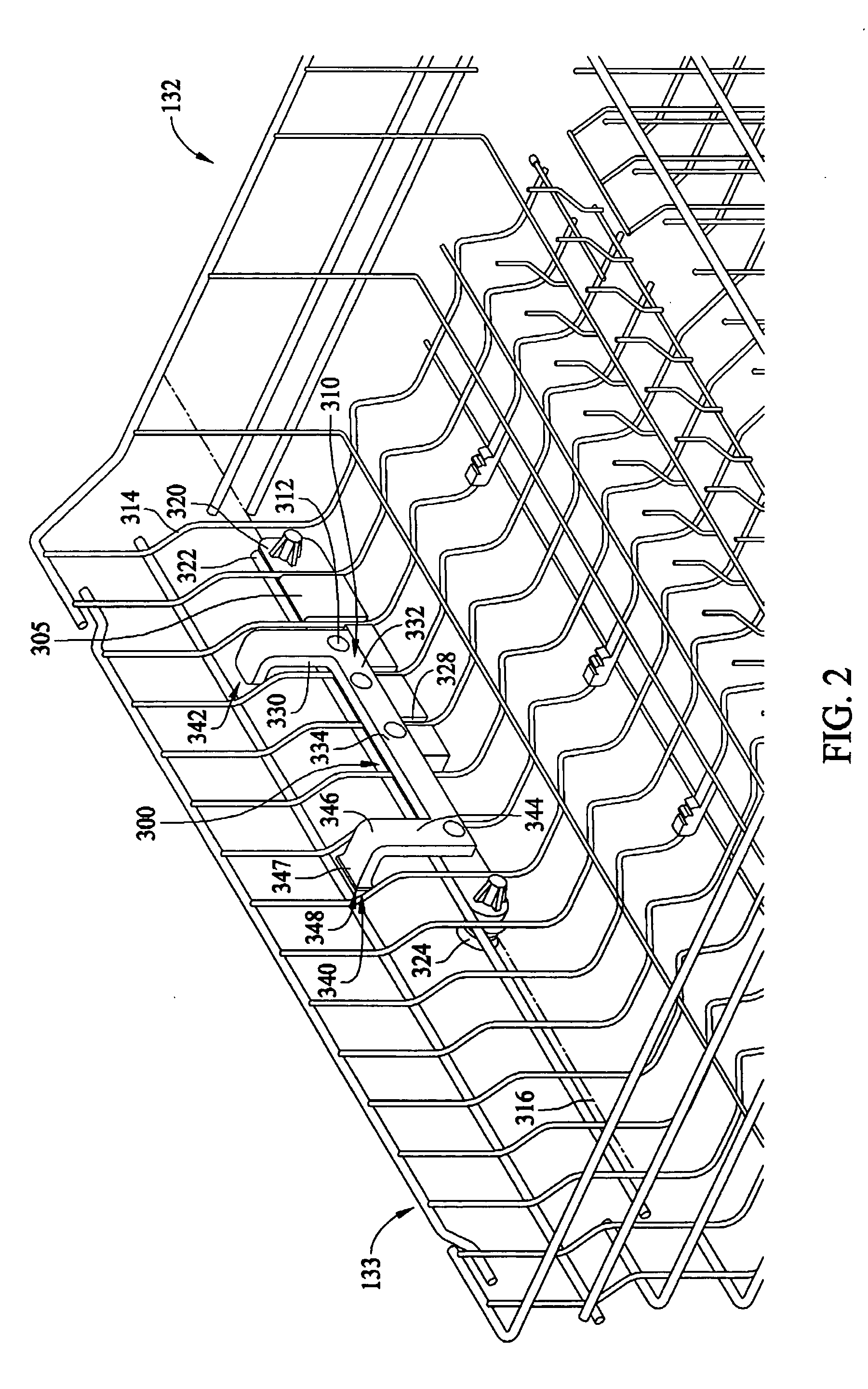 Dishwasher rack assemblies