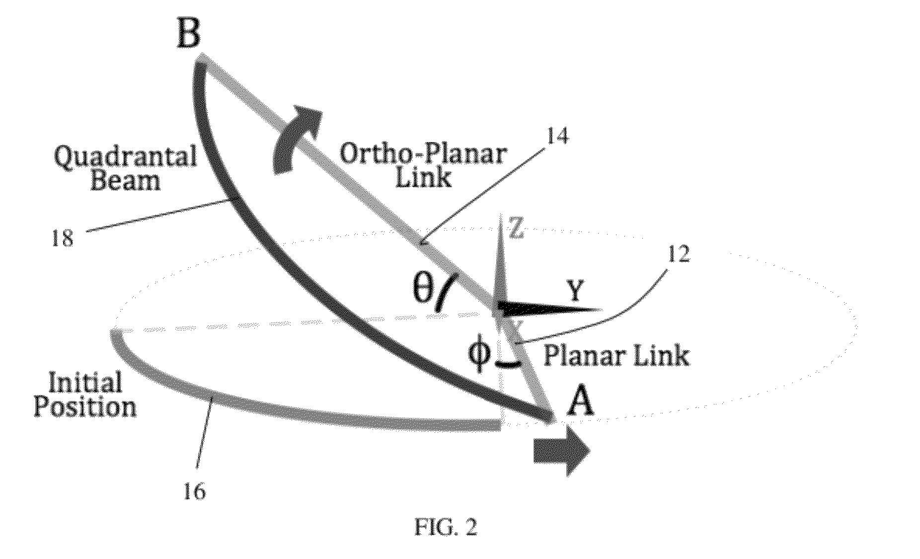 Bistable aerial platform