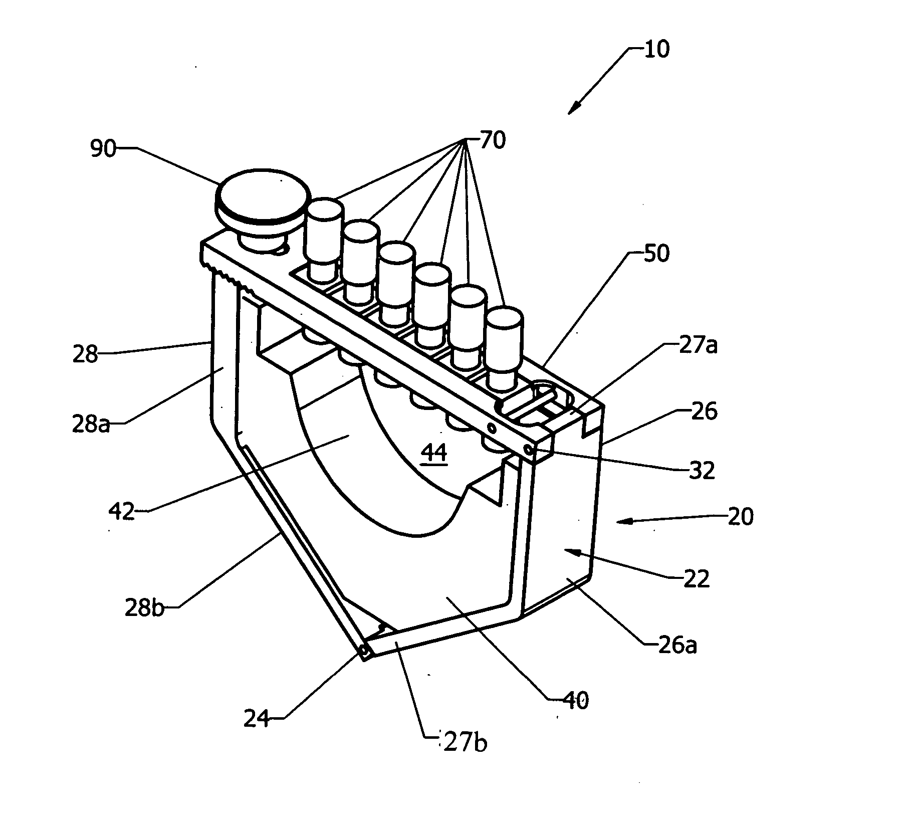 Capo device with selective string compression