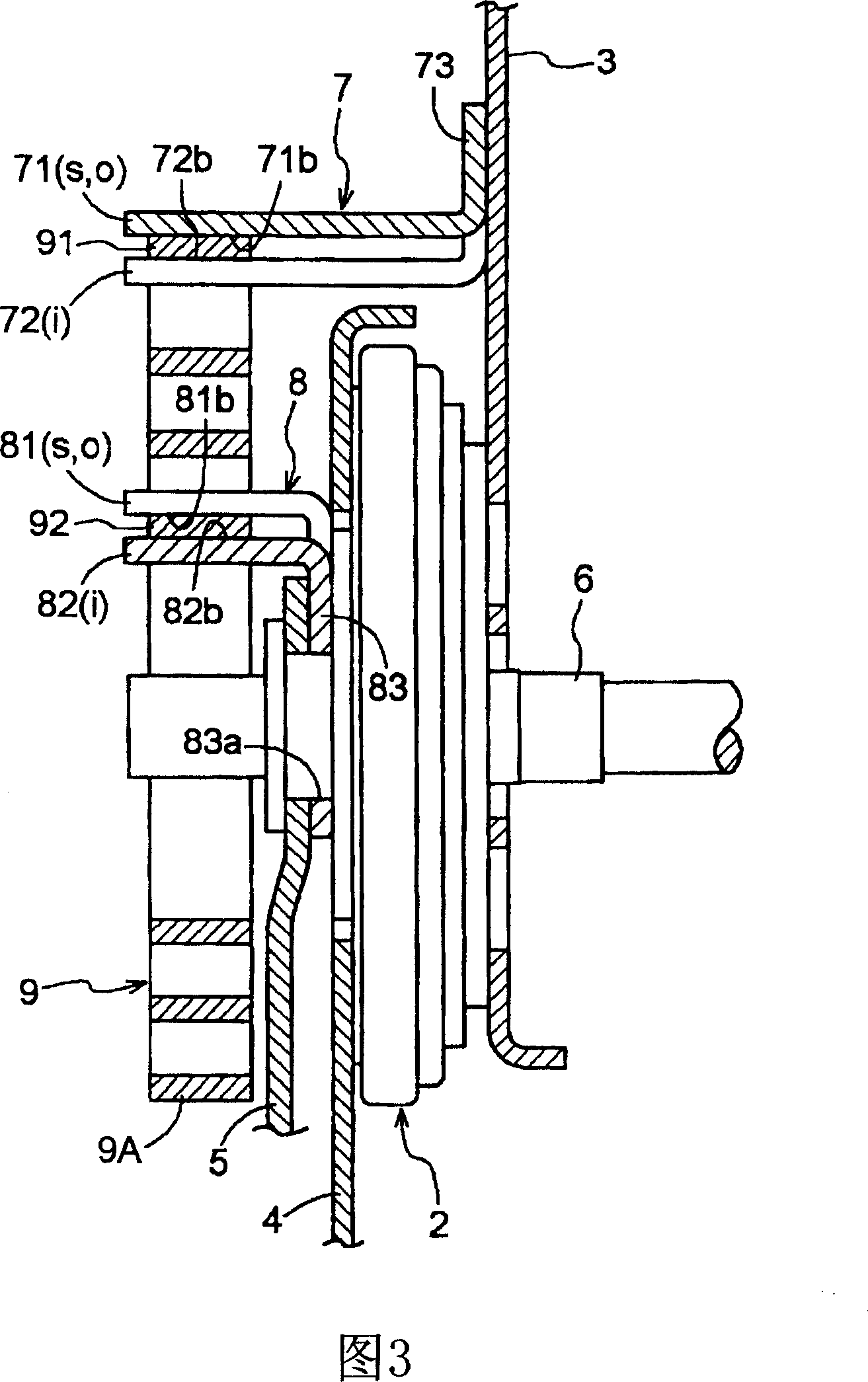 Seat reclining device