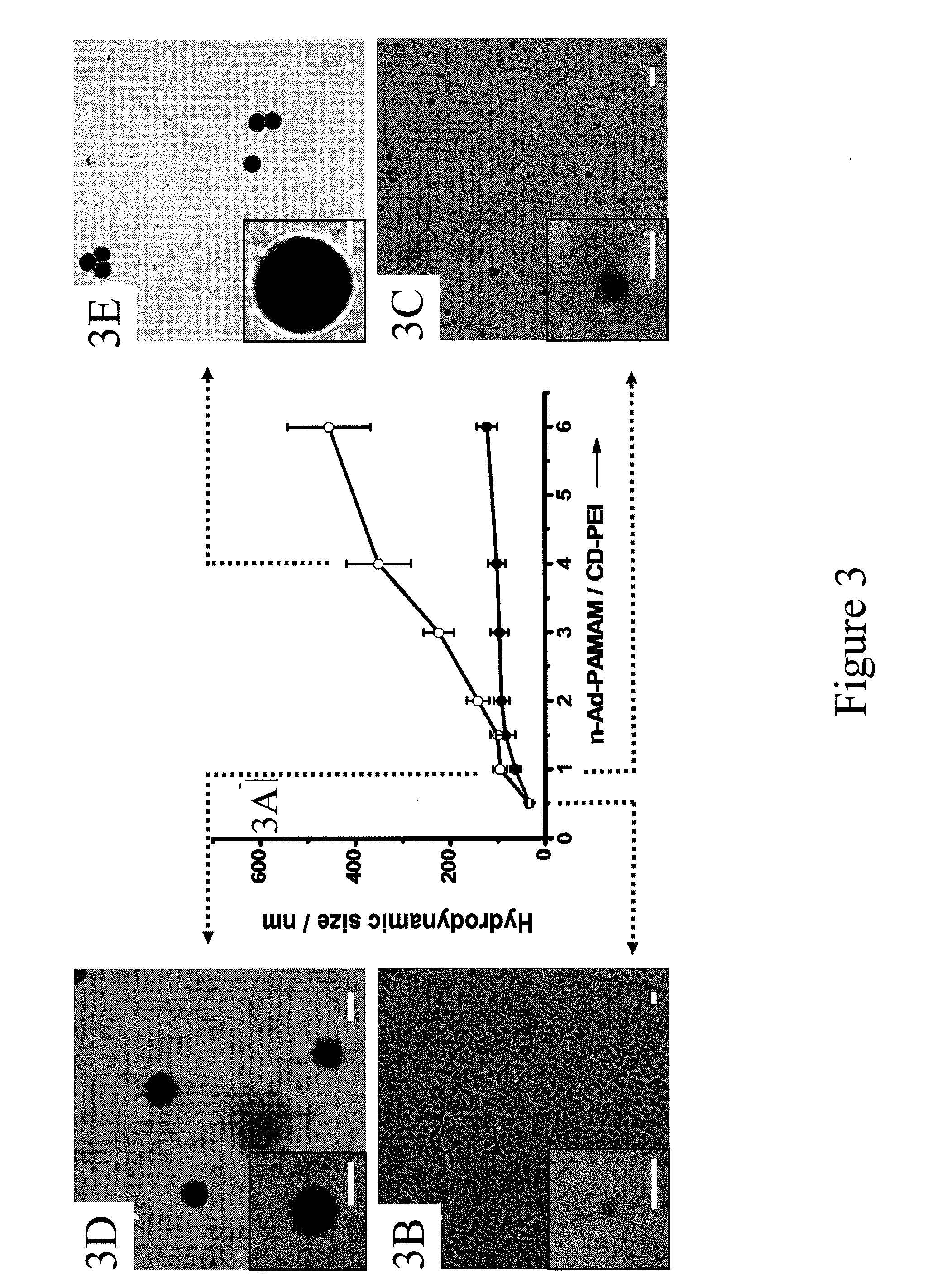 Supramolecular approach for preparation of size controllable nanoparticles