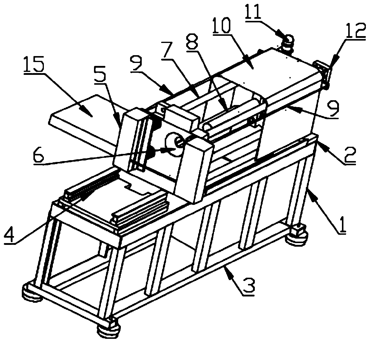 Extruding machine with infrared induction