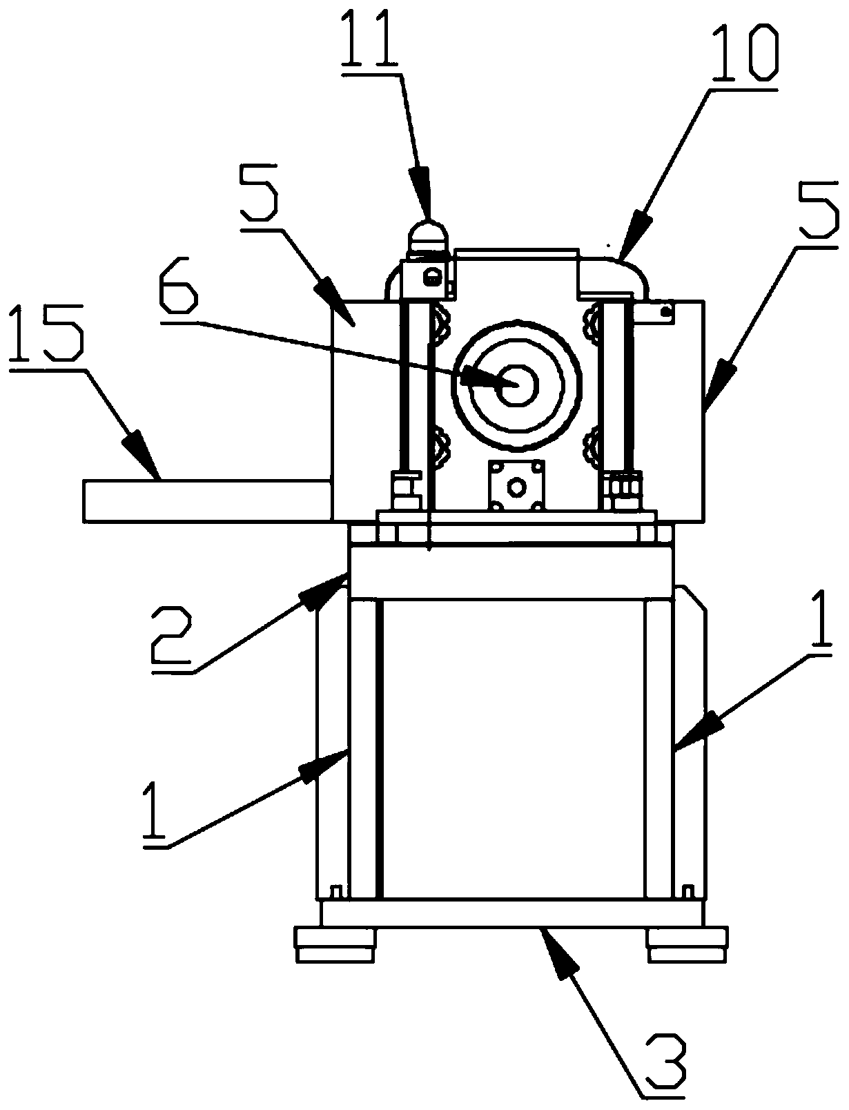 Extruding machine with infrared induction