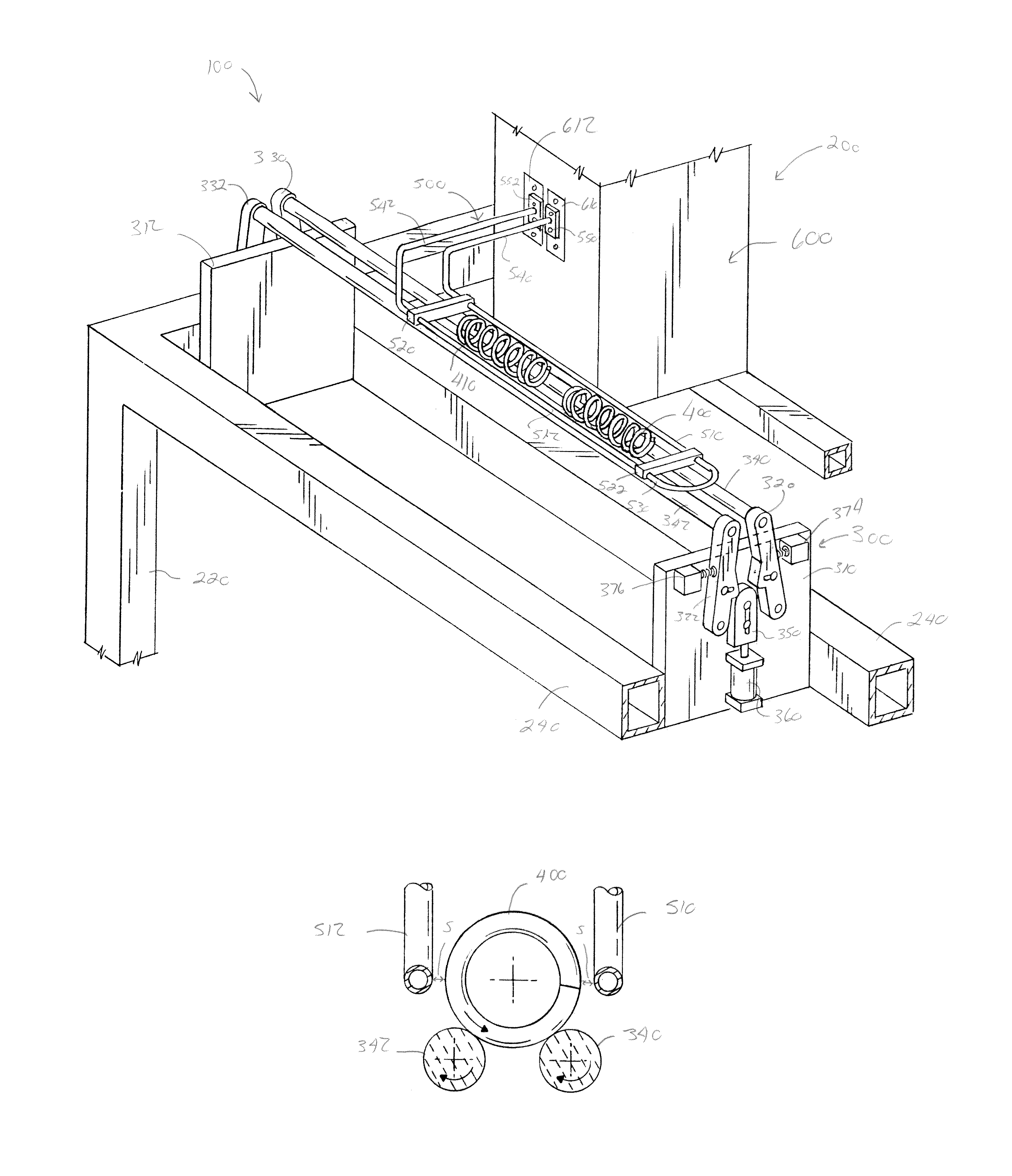 Induction heating of springs