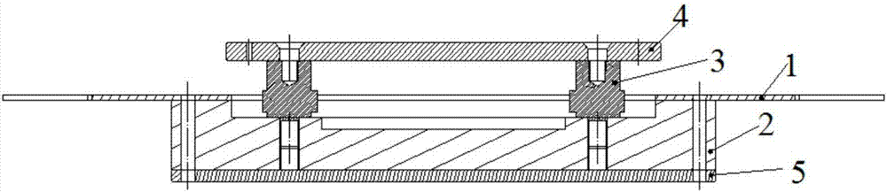 A small electronic component double-layer shock absorber based on leaf springs