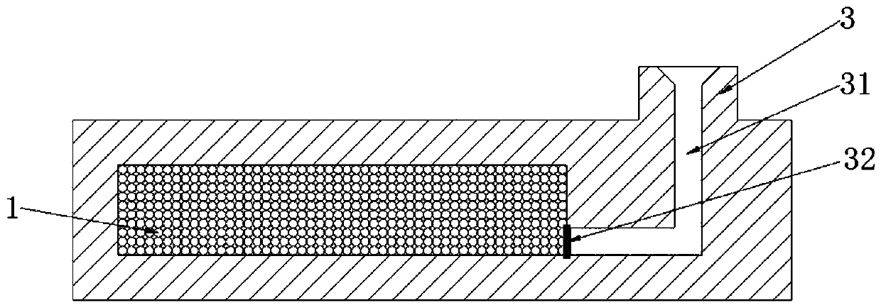 Production method of hollow ball metal composite foamed material