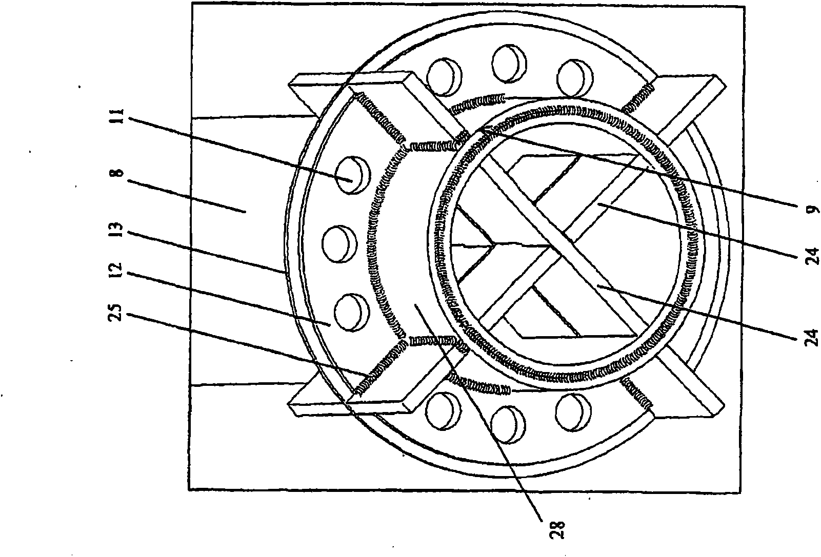 Apparatus and method for processing molten glass