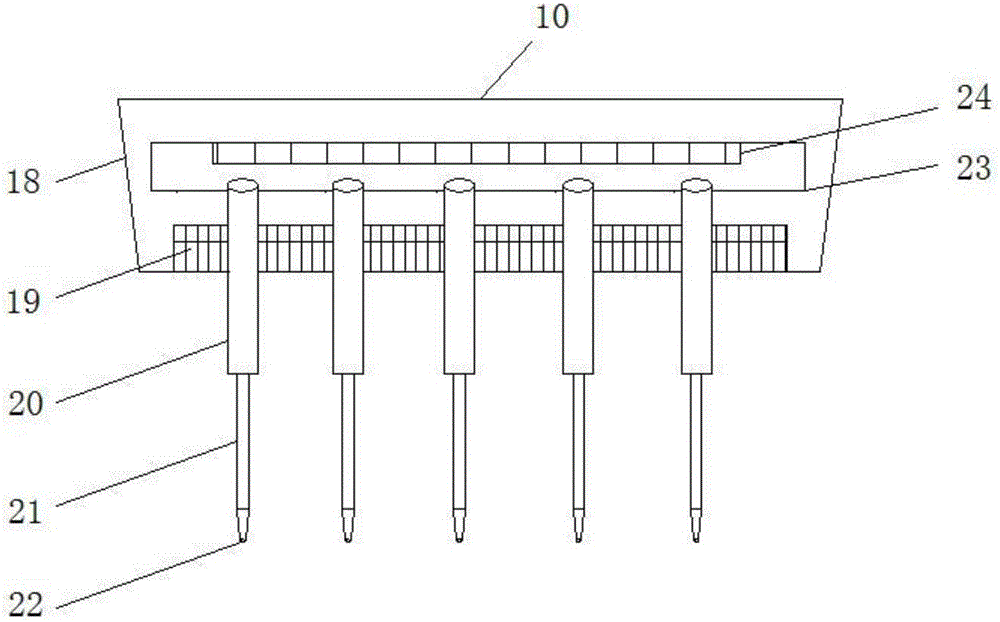 Saline-alkaline soil improvement water-saving salt control system based on internet of things