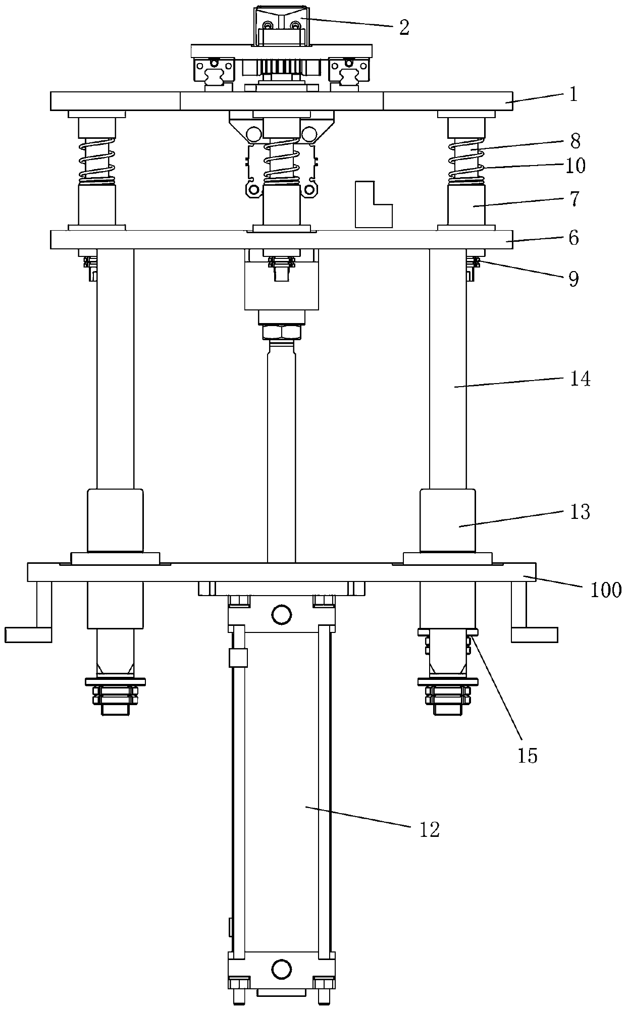 Lifting type floating feeding device