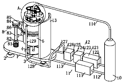 Thermal regeneration device for waste rubber and thermal regeneration method thereof