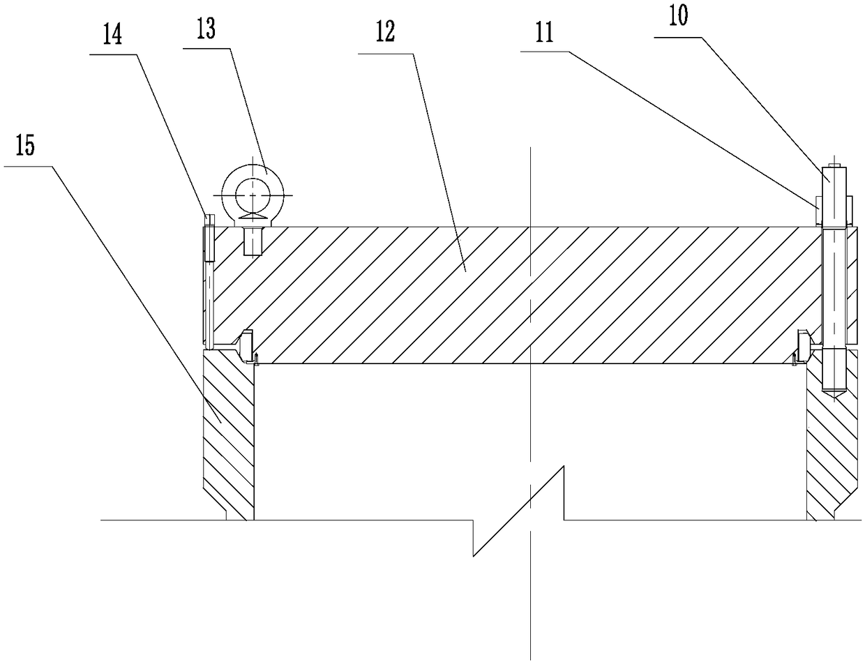 Method for hoisting heavy large covers for towers