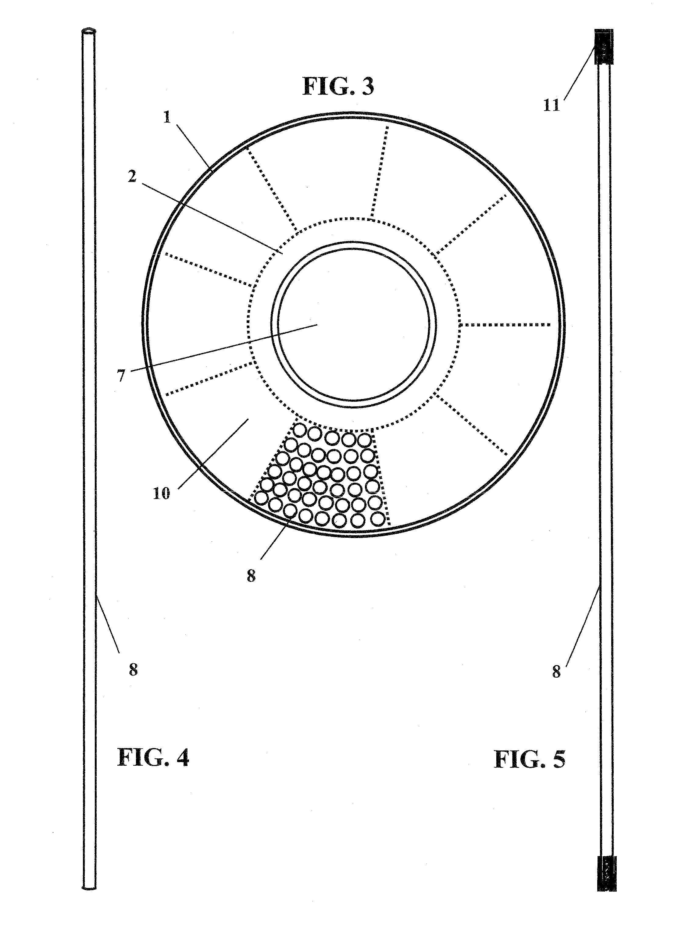 Bioreactor with rods arrayed for culturing anchorage-dependent cells