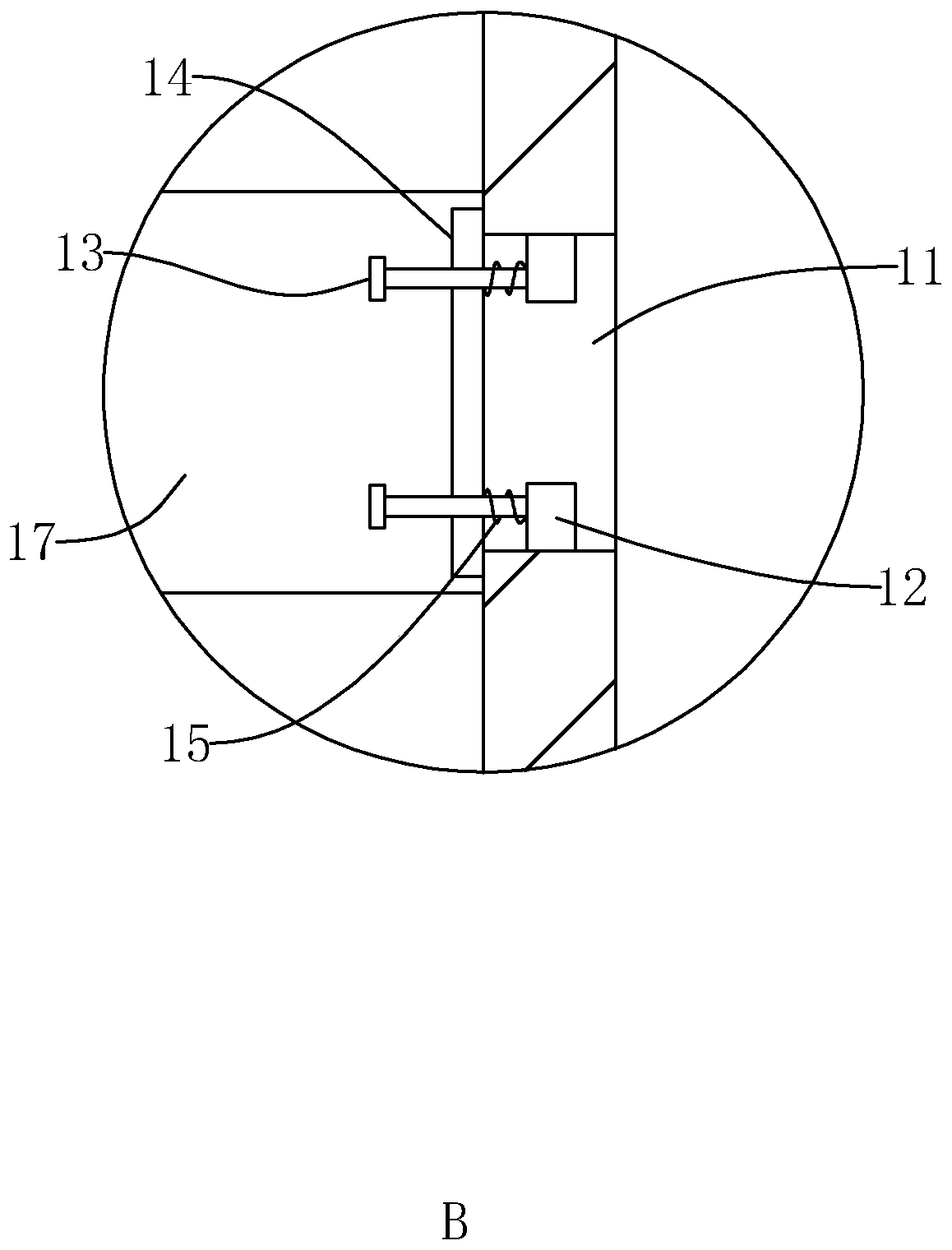 Sponge city drainage structure and sponge city water circulating method