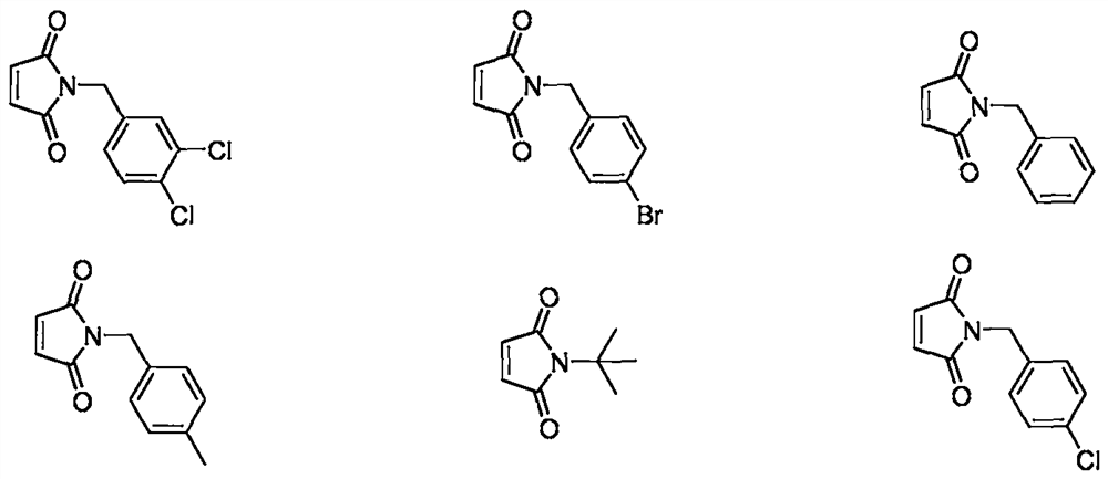 Preparation method of N-substituted-3-methylmercapto-4-morpholinyl maleimide compound