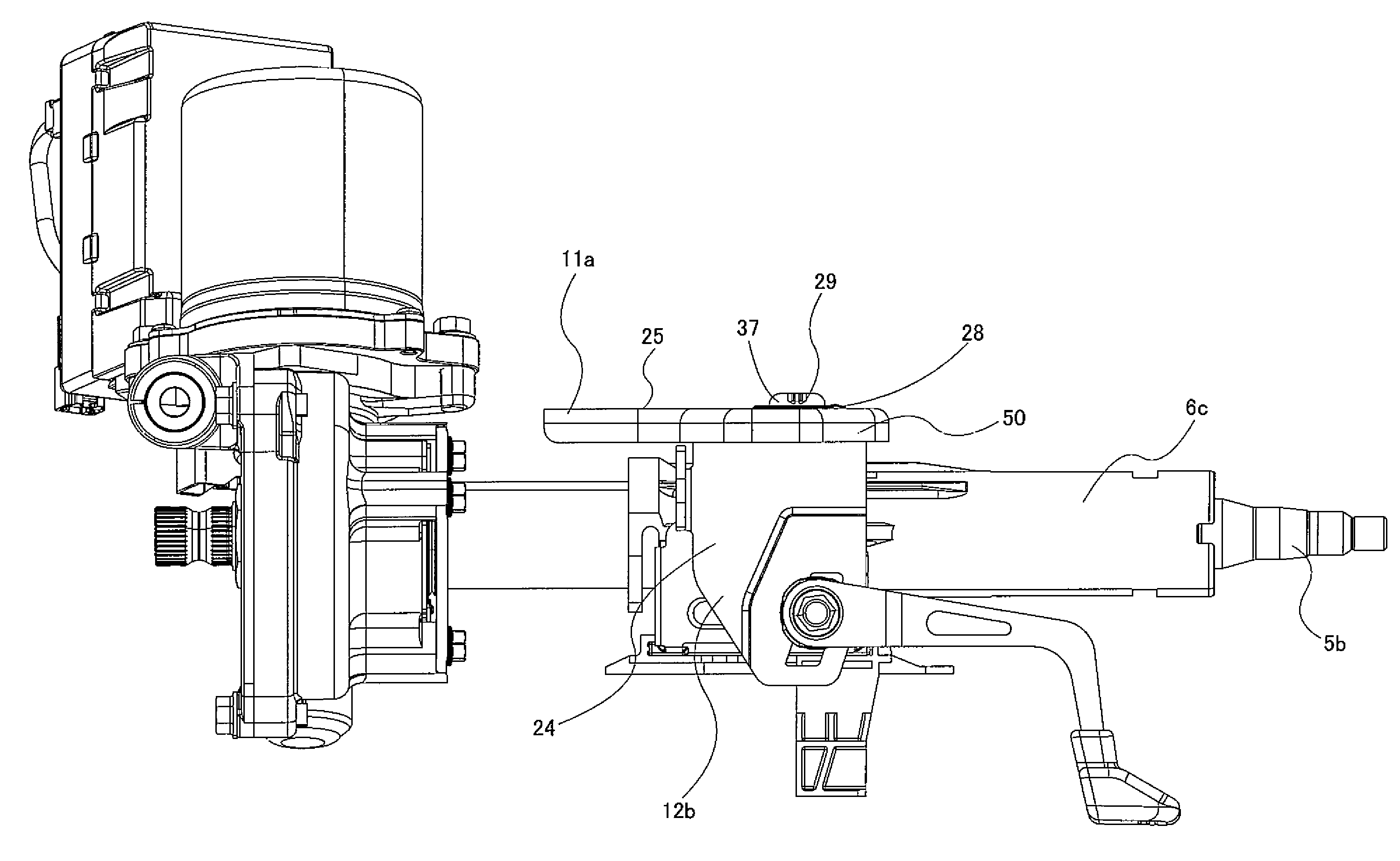 Steering column support apparatus