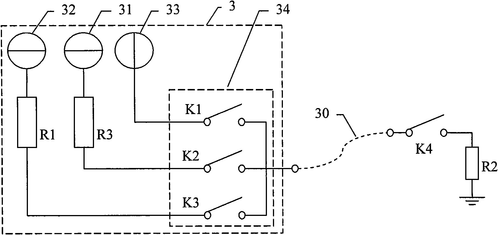 Device for automatically testing performance of cable bunch