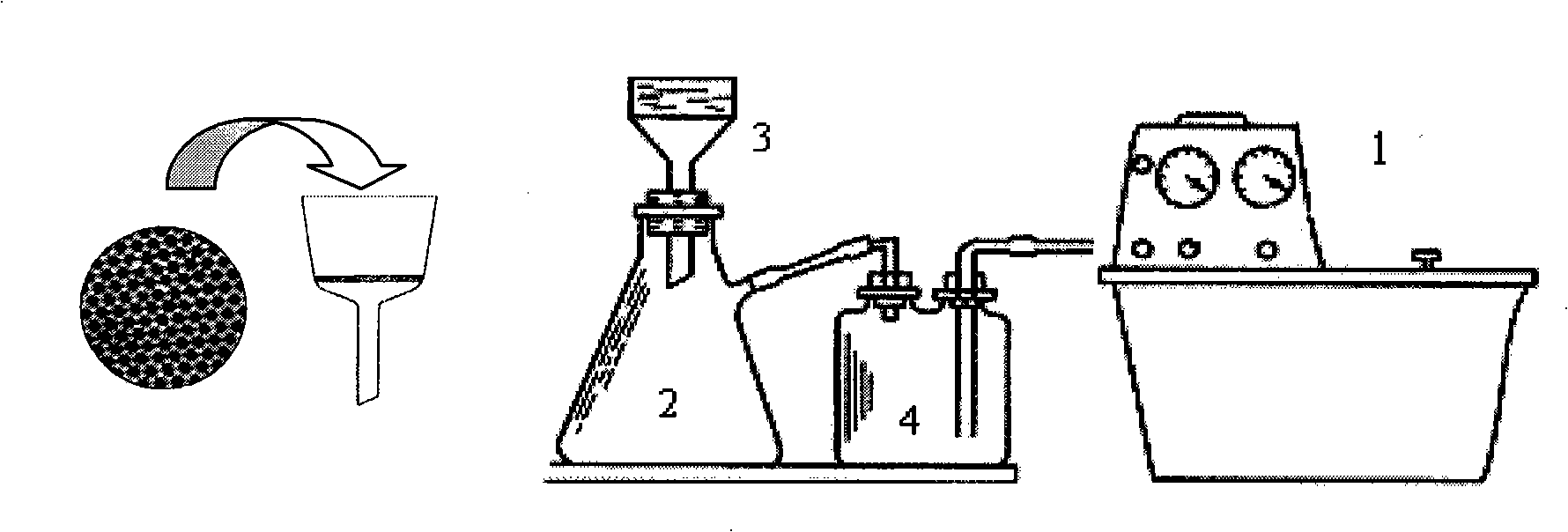 Method for preparing organic net membrane