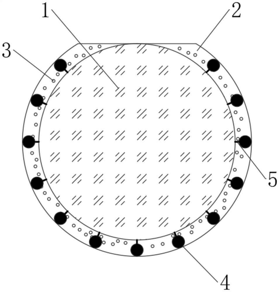 Preparation process of surface scatter type high-wear-resistance ceramic material