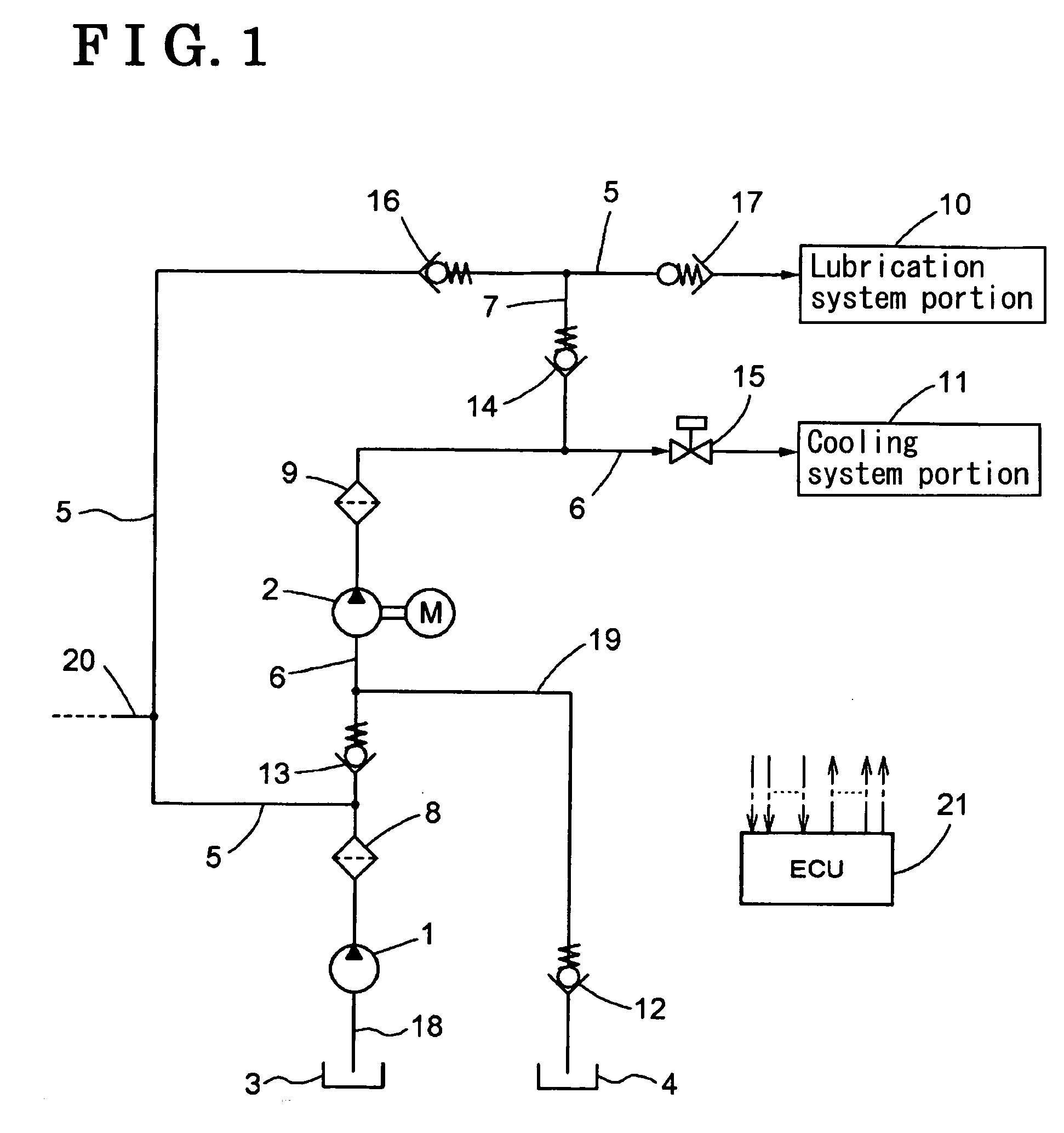 Oil supply device for engine