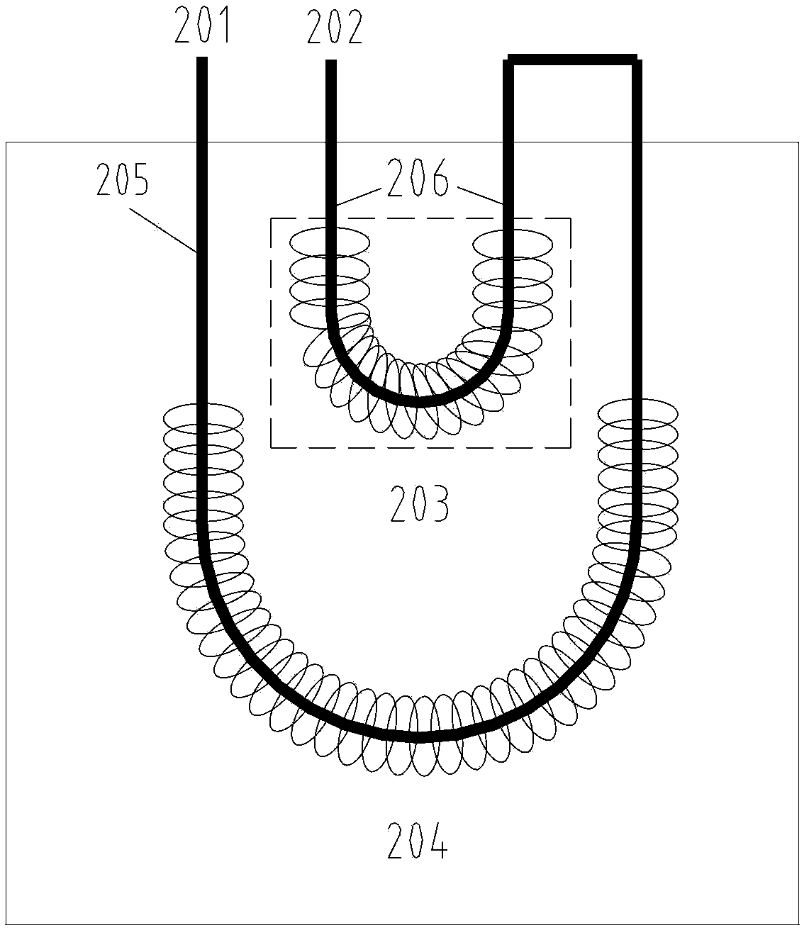 Online pretreatment device for detecting VOCs (volatile organic compounds) in water