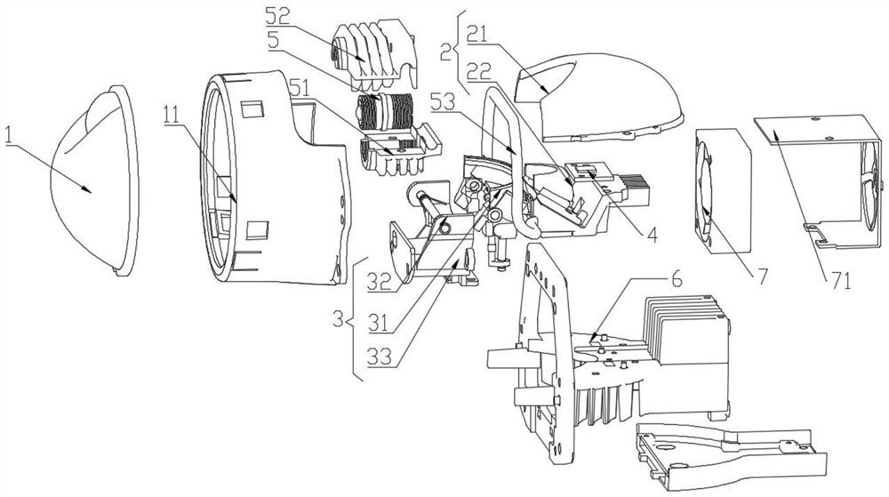 Vehicle lamp lighting device