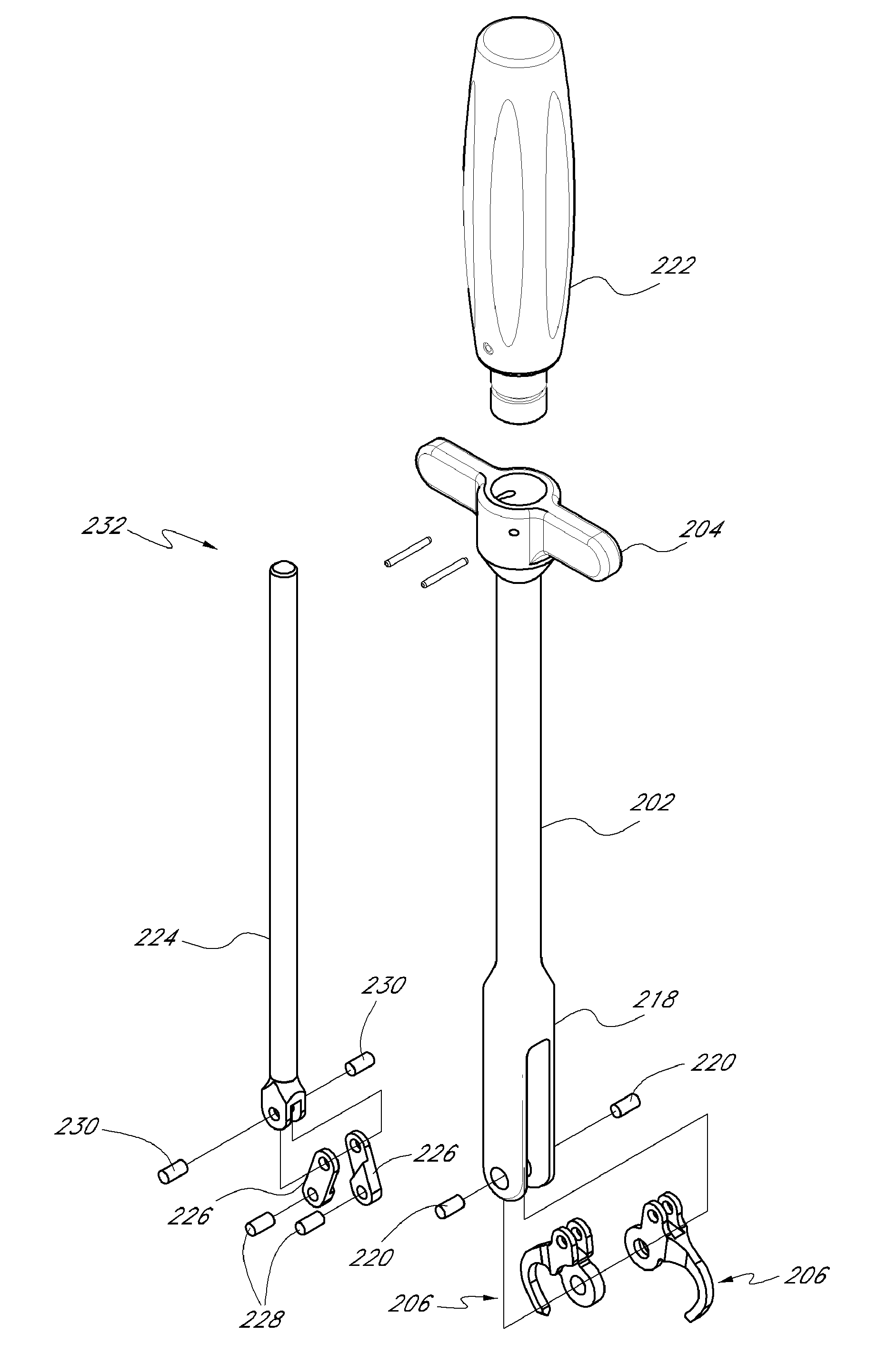 Vertebral facet joint drill and method of use