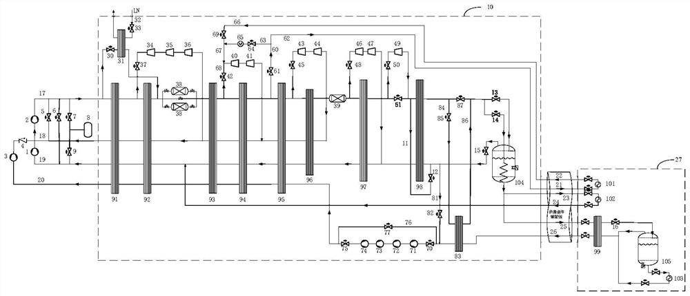 Superfluid helium refrigerator with independent load test cold box