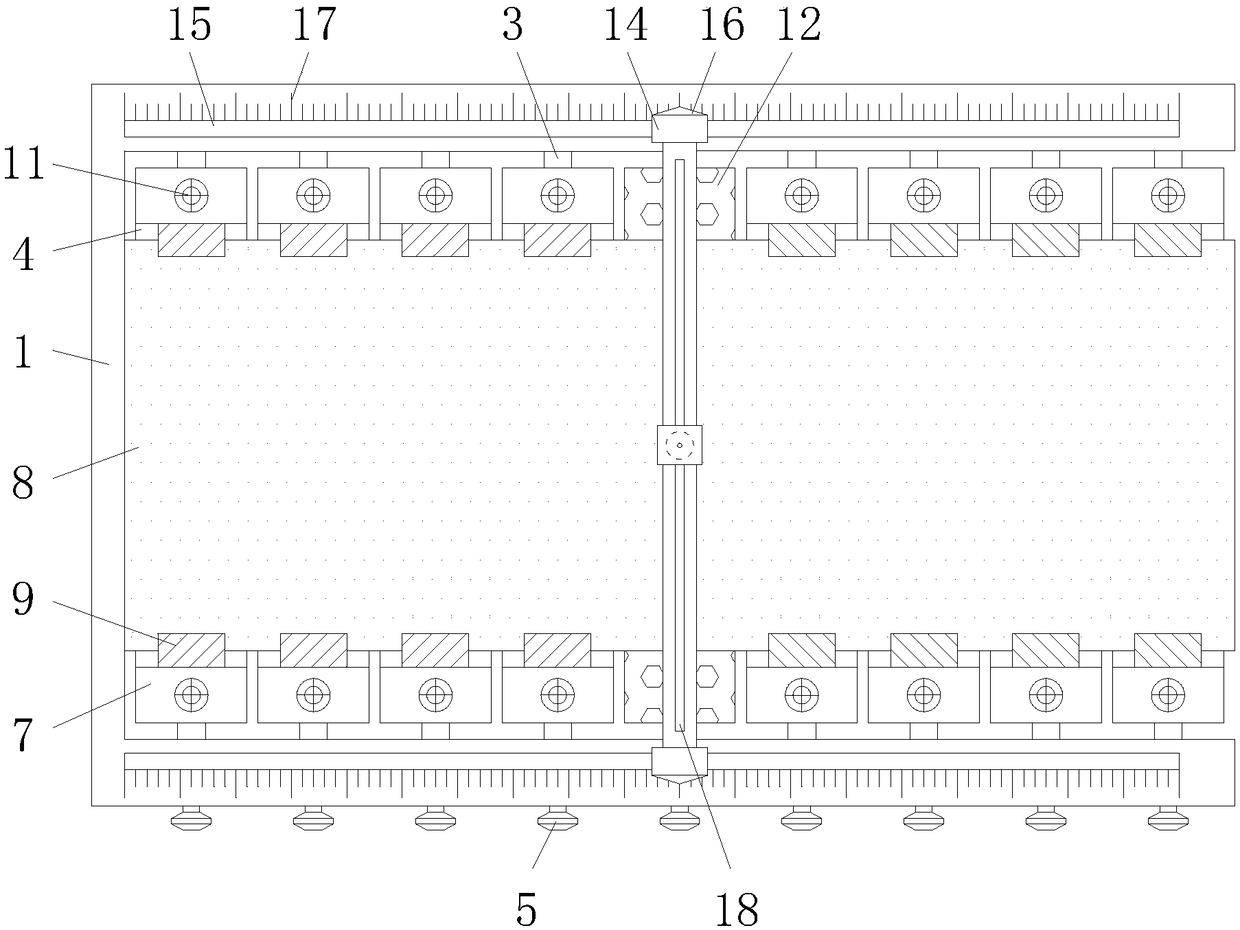 Cloth tailoring device with measuring function for garment producing and processing