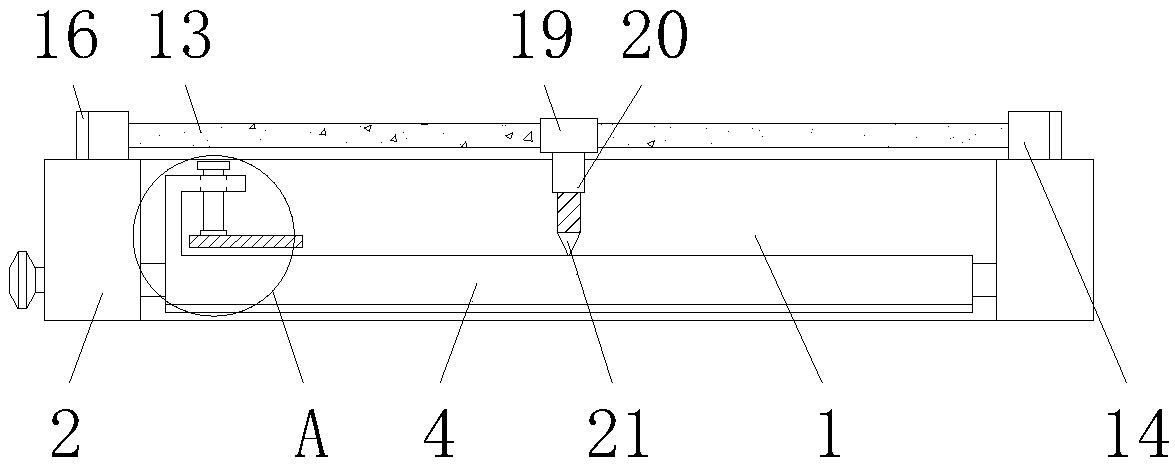 Cloth tailoring device with measuring function for garment producing and processing