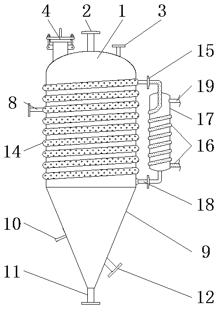 Circular heat-preservation type pre-extraction tank facilitating collection of extracted water