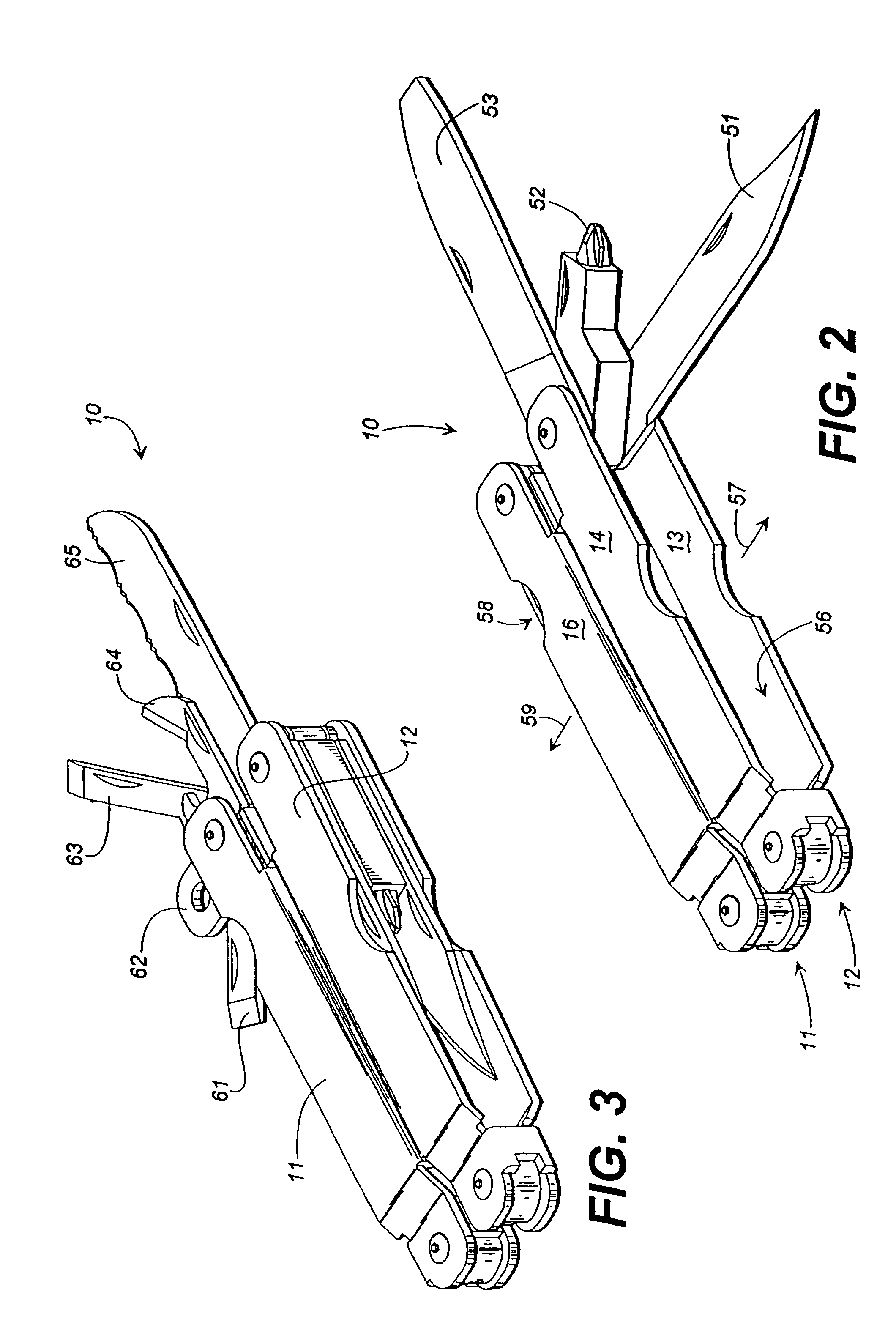 Folding multi-tool with adjustable pliers