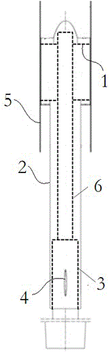 Double-body super-high aspect ratio aircraft wind tunnel force measurement test supporting device