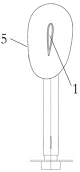 Double-body super-high aspect ratio aircraft wind tunnel force measurement test supporting device