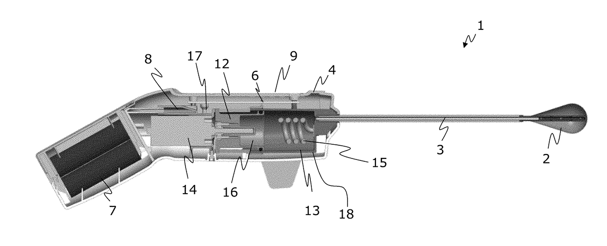 An apparatus for thermal ablation