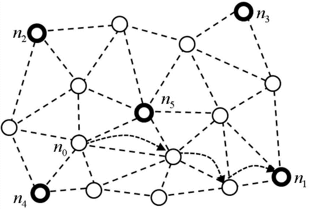 Anchor-free positioning method based on hop quantification and mass-spring model