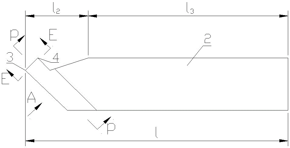 Cutter for lathe machining of flat-bottom holes