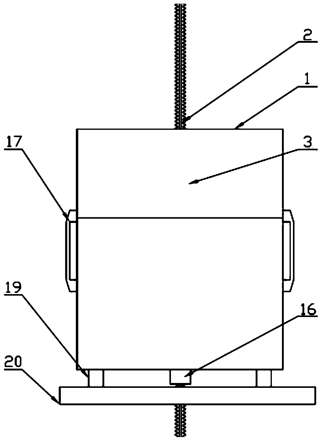 Granary temperature measurement cable coil assembling device based on connecting rod structure