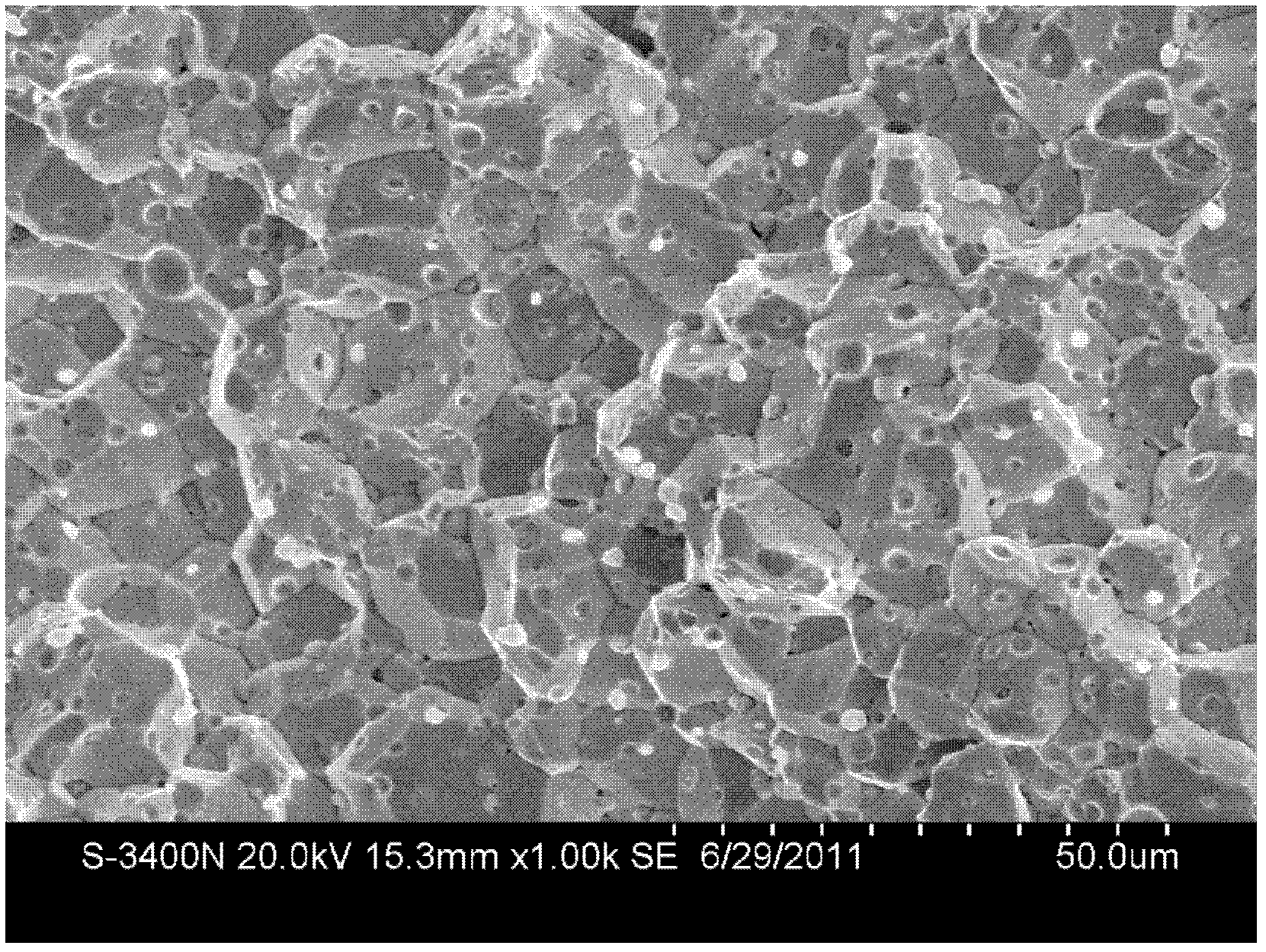 Method for preparing fine-grain high-density TZM (Titanium-Zirconium-Molybdenum Allo) alloy