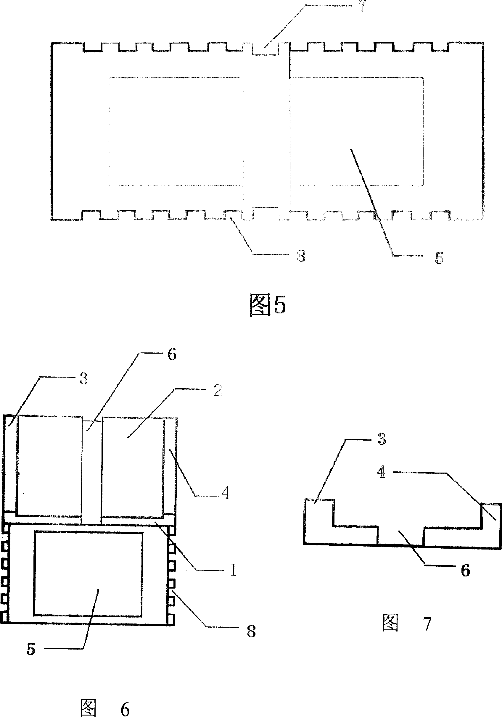 Filling wall framework heat preservation exterior block