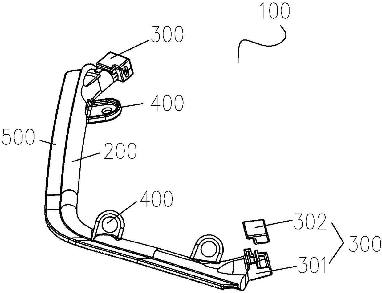 Motorbike headlight and light guiding bar thereof