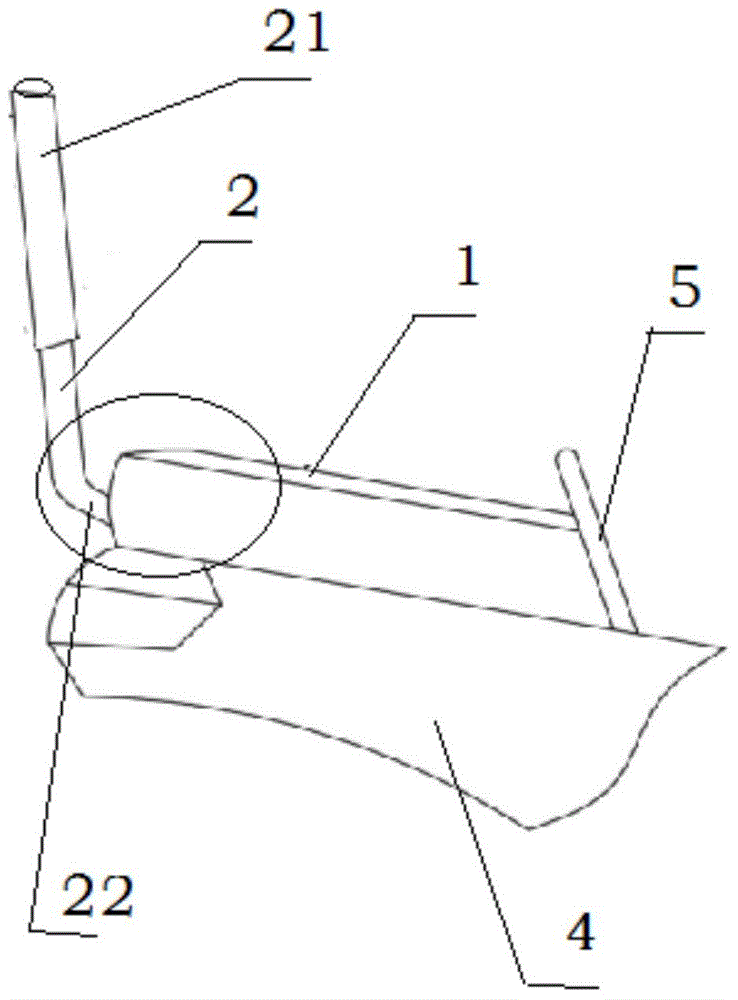 Installation structure of collision-prevention device for electric bicycle