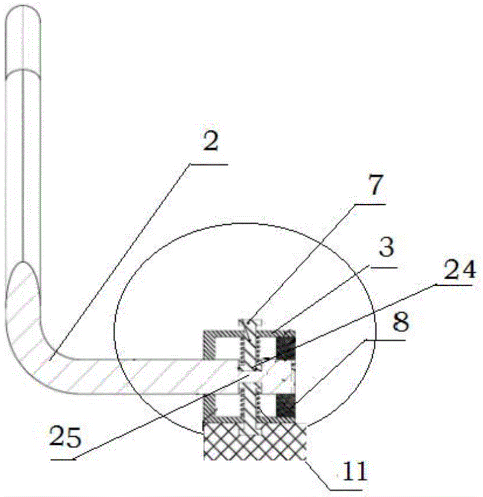 Installation structure of collision-prevention device for electric bicycle