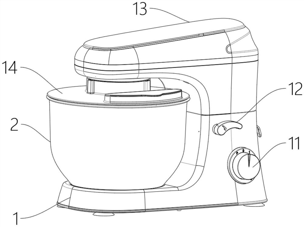 Automatic dough kneading machine and dough kneading method