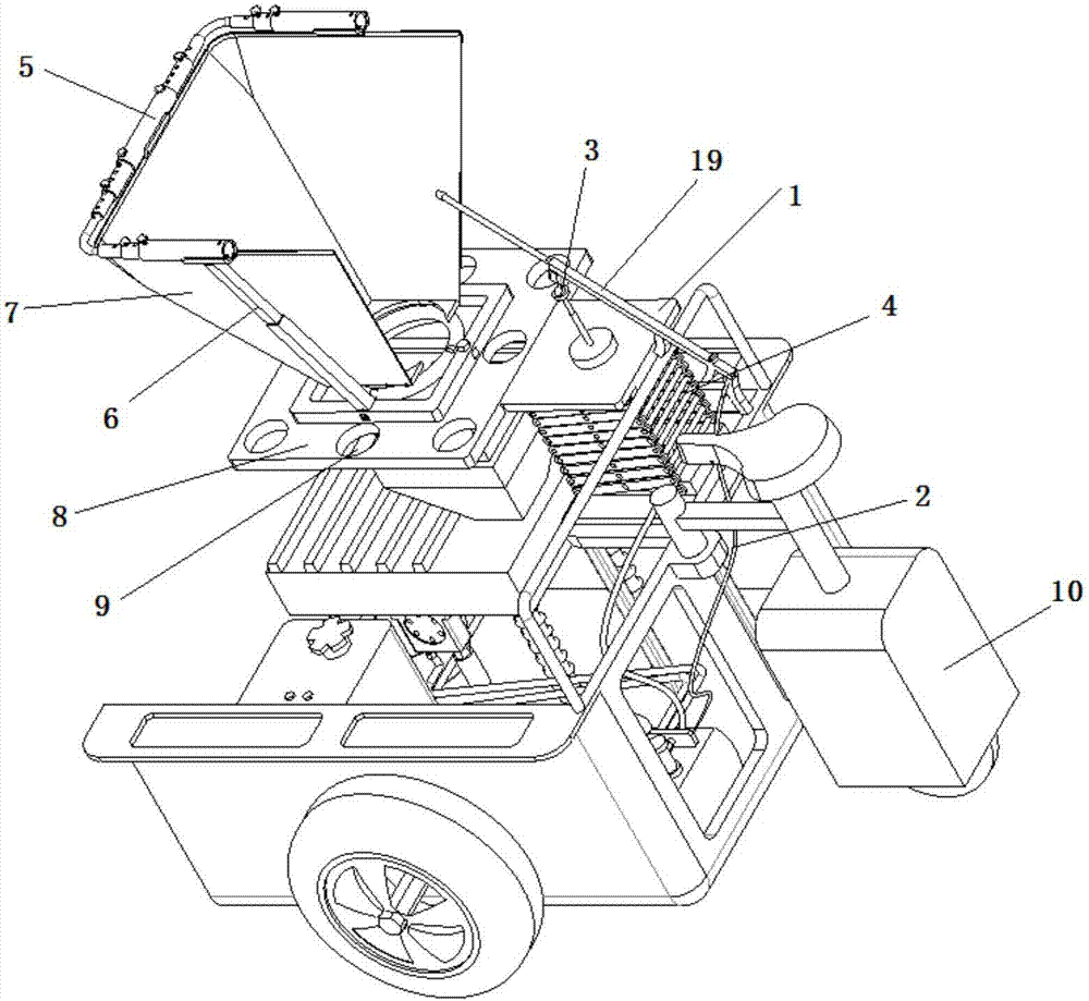 High-speed airflow jet and screening based red date picking device and use method