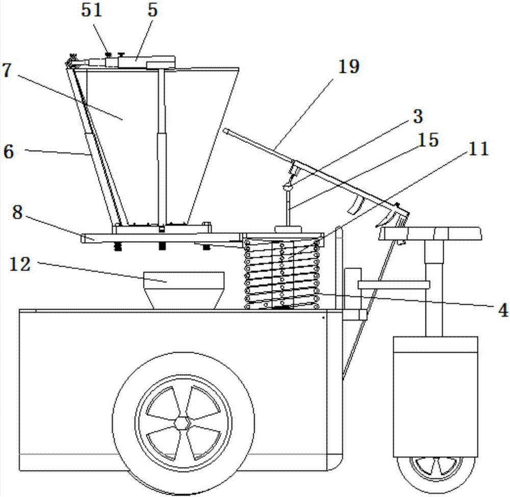 High-speed airflow jet and screening based red date picking device and use method