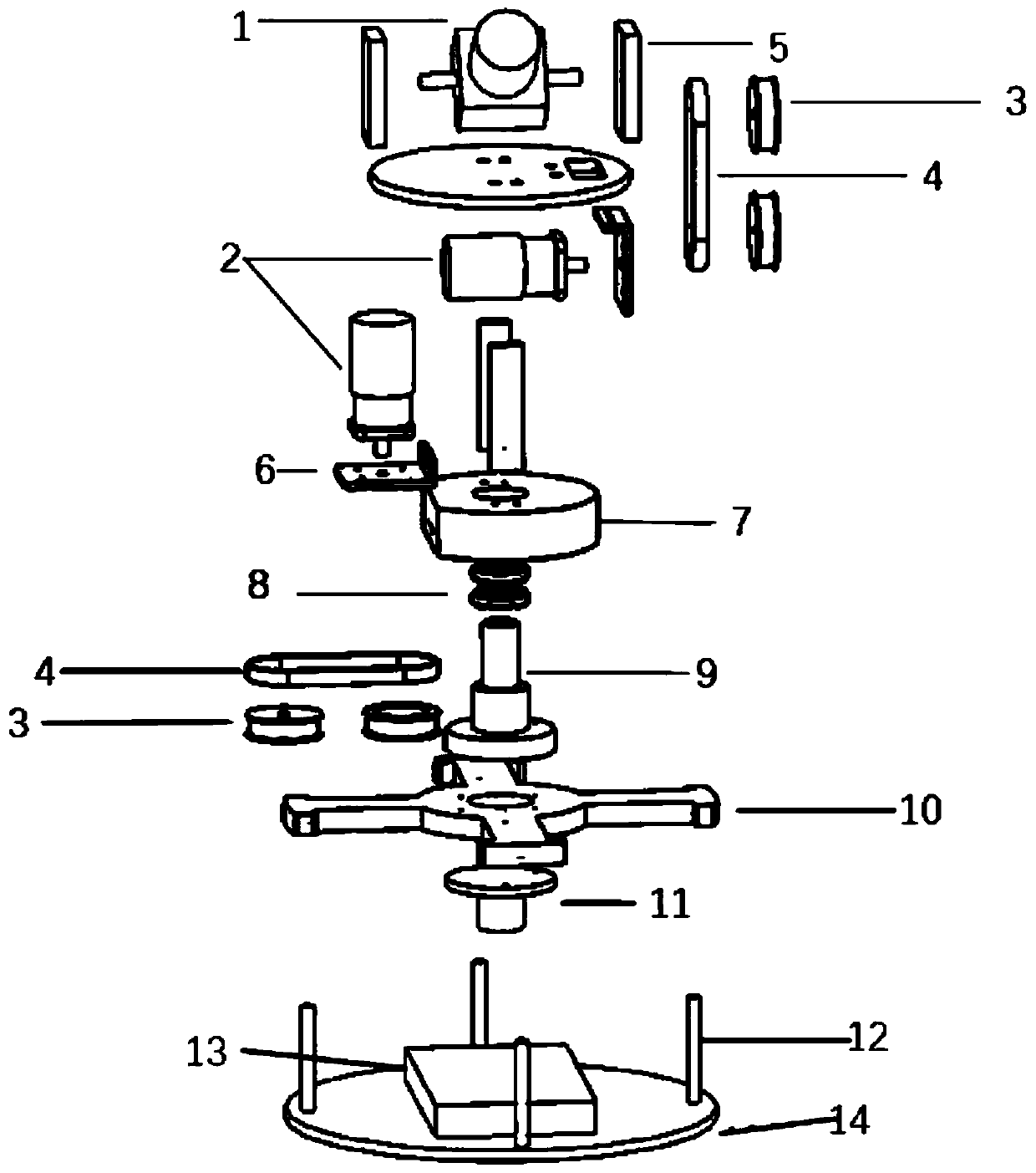 Intelligent temperature measurement system and method for container type energy storage battery module