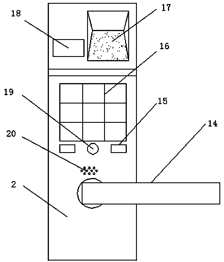 Hand-operated intelligent control lock