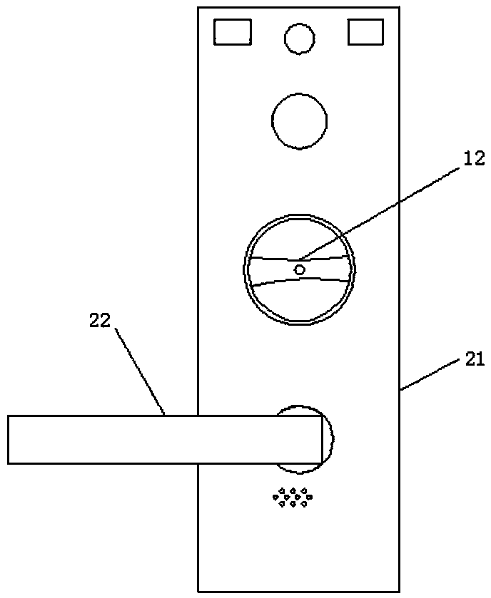 Hand-operated intelligent control lock