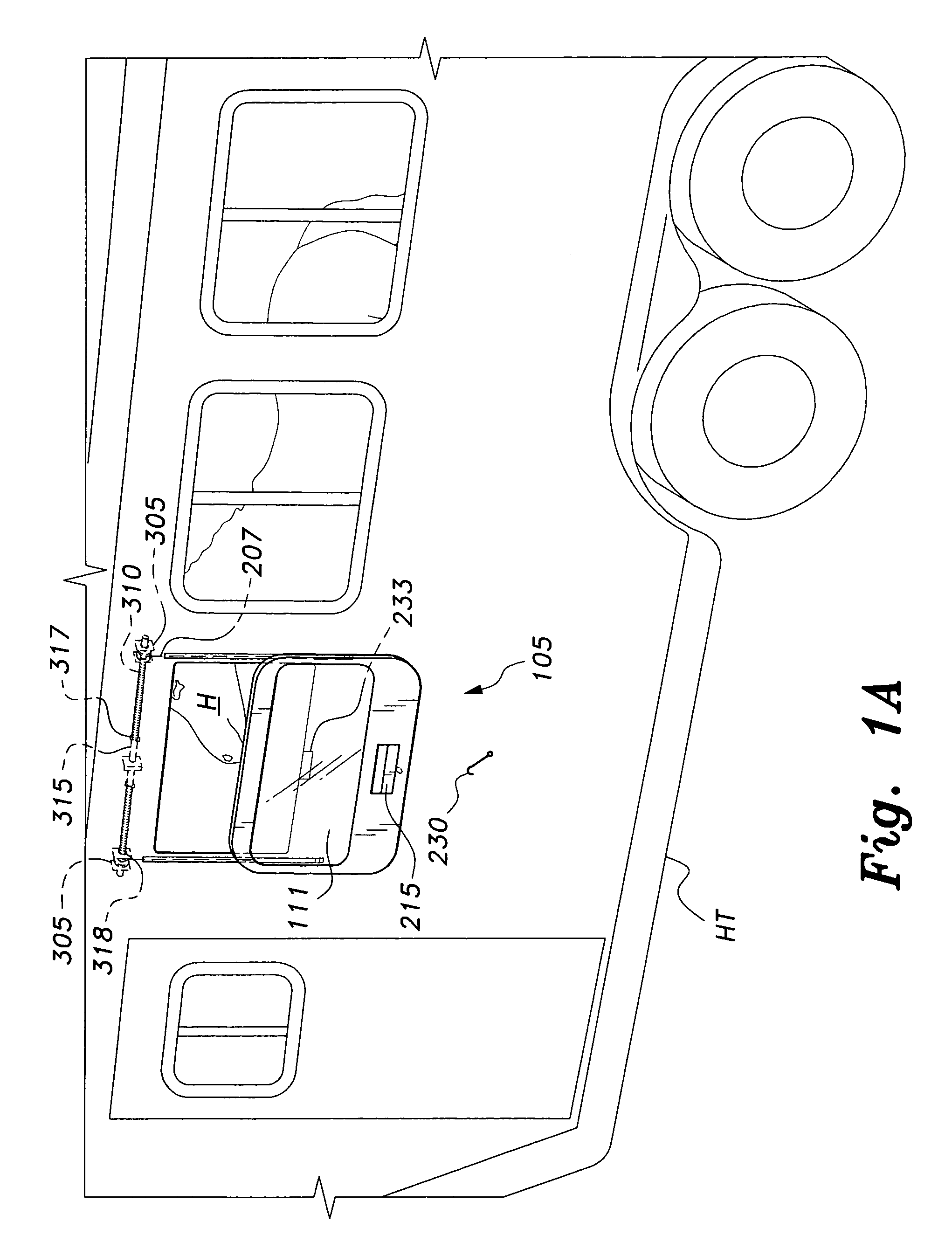 Sliding feed door for horse trailer