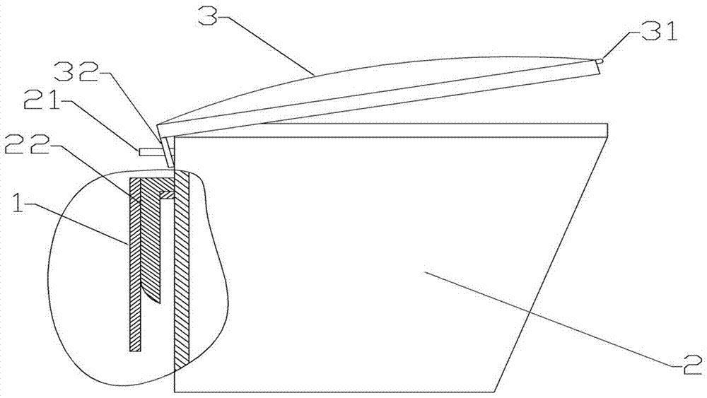 Waterproof tissue box